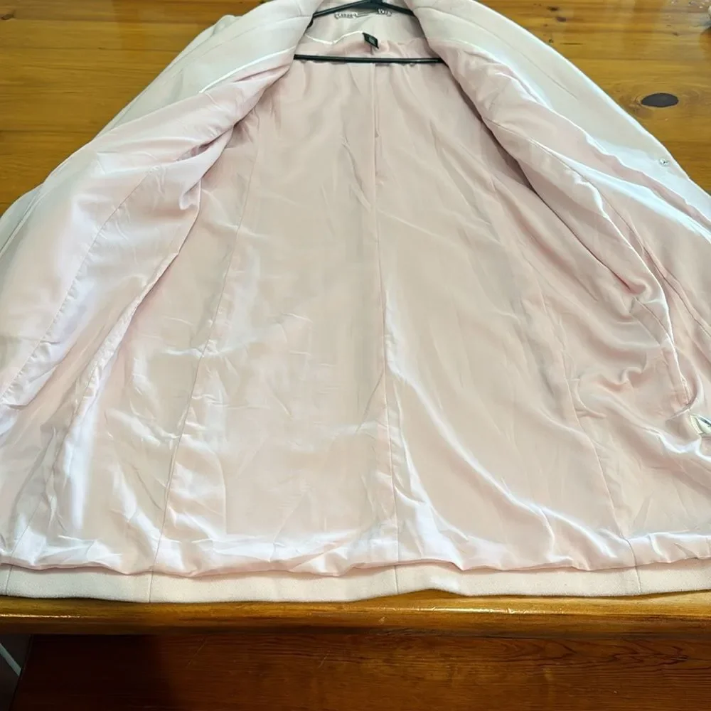 White House Black Market Pink Coat and NWT Matching Skirt SET